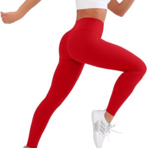 CHANAN High Waisted Leggings for Women No See Through Tummy Control Buttery Soft Yoga Pants for Workout Athletic Running