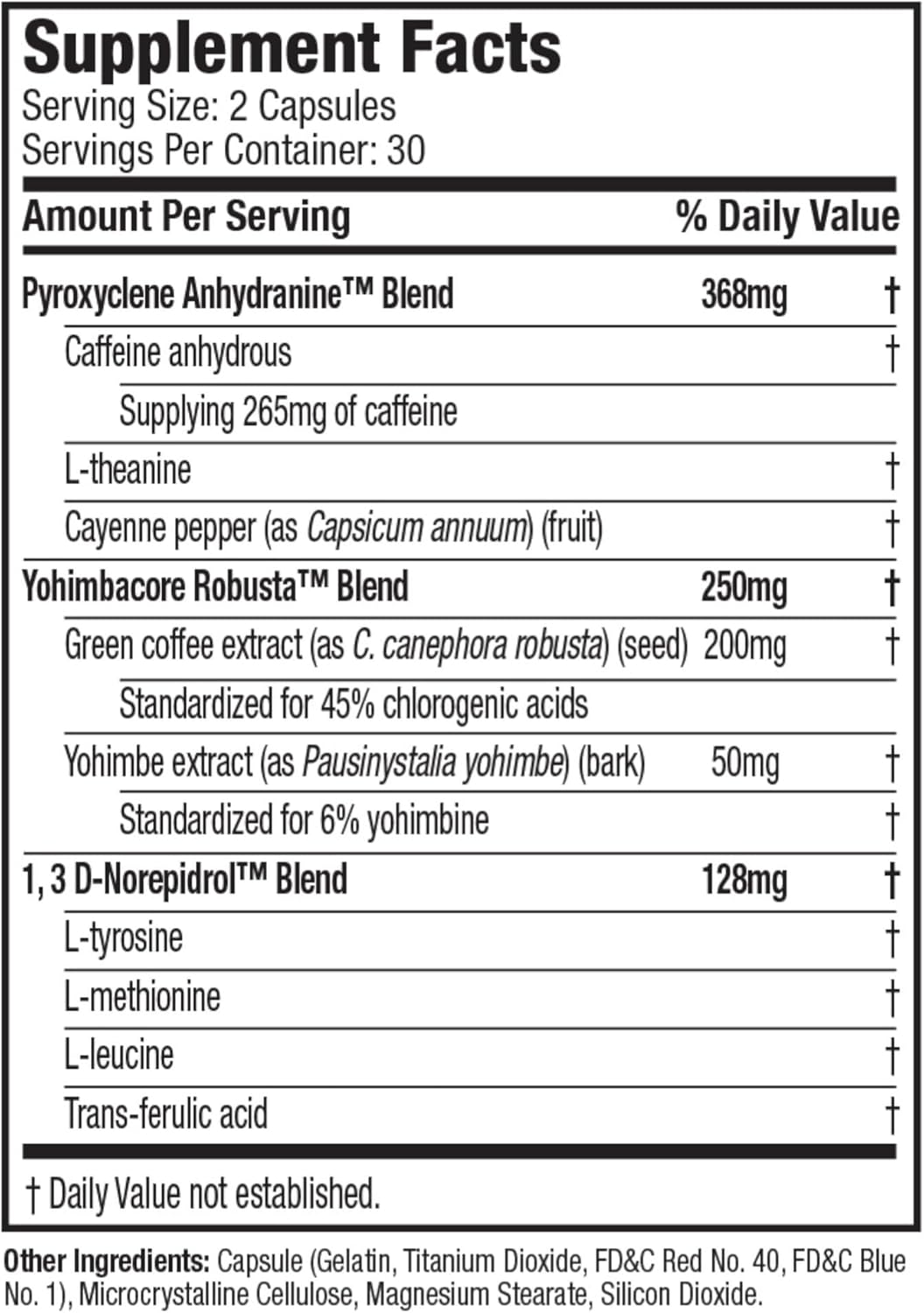 Hydroxycut Hardcore - 60 Rapid-Release Capsules - Thermogenic Calorie Burn, Extreme Energy + Focus, Maximum Intensity - for Women & Men - Image 2