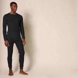 Amazon Essentials Men’s Thermal Waffle Knit Long Johns Underwear Set for Cold Weather, Multipacks