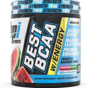 BPI Sports Best BCAA Powder – Muscle Recovery Support – Branched Chain Amino Acids Supplement | Amino Energy Powder for Lean Muscle Growth – Post Workout Recovery Drink – Hydration – Watermelon Ice