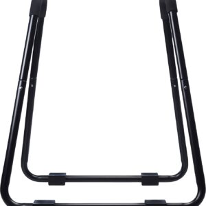 Amazon Basics Strength Training Dip Station for Home Gym, Portable Tricep Dips Bar, Black