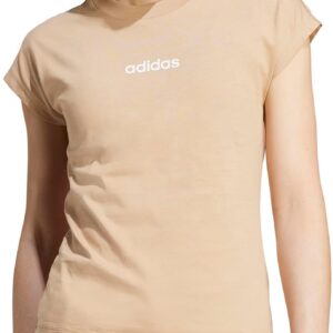 adidas Women’s Linear Single Jersey Sportswear T-Shirt