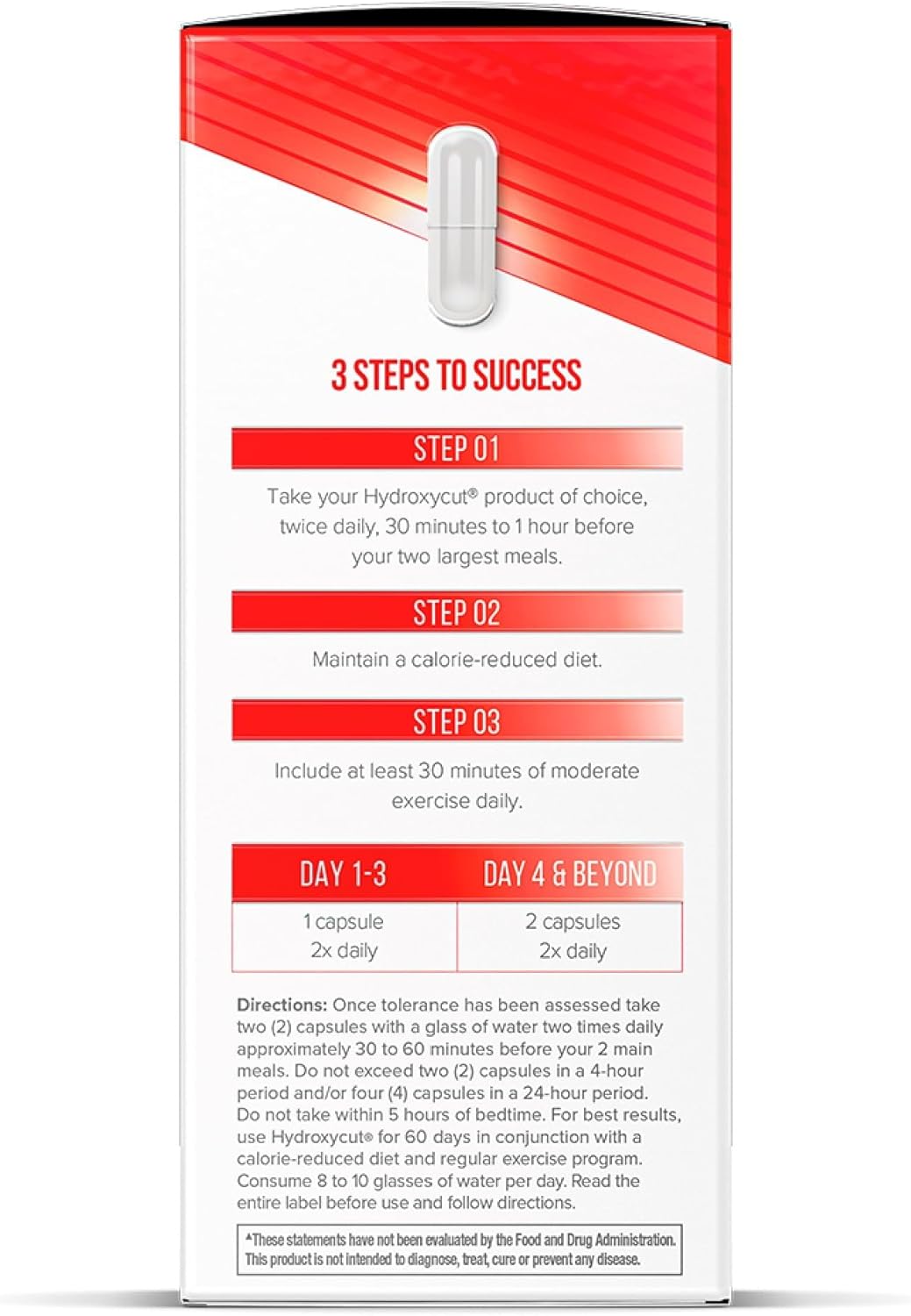 Hydroxycut Original - 72 Rapid-Release Capsules - 200 mg Caffeine - Boost Metabolism, Burn Calories, Increase Energy - for Women & Men - Image 8