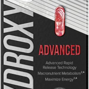 Hydroxycut Advanced – 60 Rapid-Release Liquid Capsules – Thermogenic Calorie Burn, Maximize Energy – for Women & Men