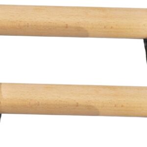 Wood Mini Parallettes Set for Gymnastics or Push up Bars. Portable.