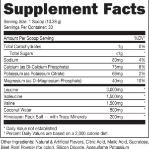 Bucked Up Original BCAA 2:1:1 Branched Chain Essential Amino Acids – Supplement Powder – | 100% Pure 2:1:1 Instantized Formula | Pre/Post Workout | 30 Servings | (Strawberry Mojito Flavor)