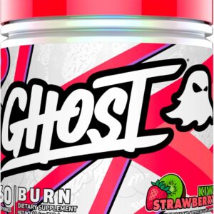 GHOST Burn Weight Management Powder, Kiwi Strawberry (60 Servings) – Metabolism & Energy Support Supplement for Men & Women – Natural Caffeine, L-Carnitine & L-Tyrosine – Soy & Sugar-Free, Vegan