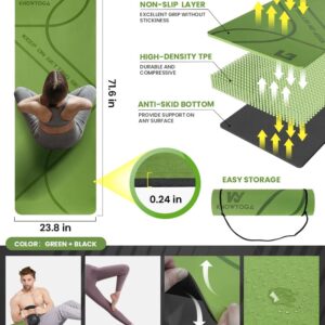 Yoga Starter Kit 12 in 1 – Yoga Set Include Yoga Mat, Foam Roller, 4 Resistance Bands, Yoga Blocks 2 Pack with Strap, 2 Peanut Massage Balls, Yoga kit and Sets for Beginners