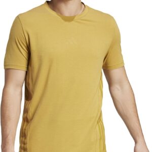 Adidas Mens Designed for Training 3-Stripes T-Shirt