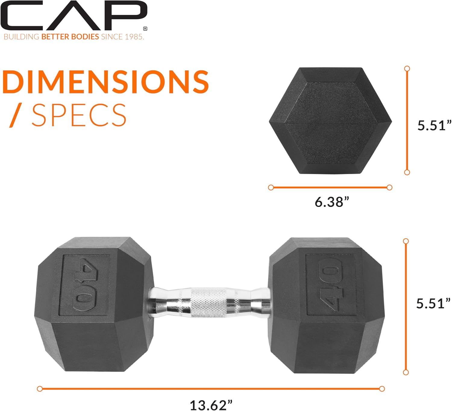 CAP Barbell Coated Dumbbell Weight | Multiple Options Pairs & Sets - Image 4