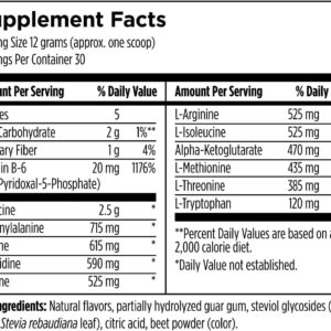 Designs for Sport Amino Complex – Supports Protein Synthesis & Lean Body Mass* – With Leucine & Essential Amino Acids – NSF Certified for Sport – Fruit Punch – 12.7 oz, 30 Servings