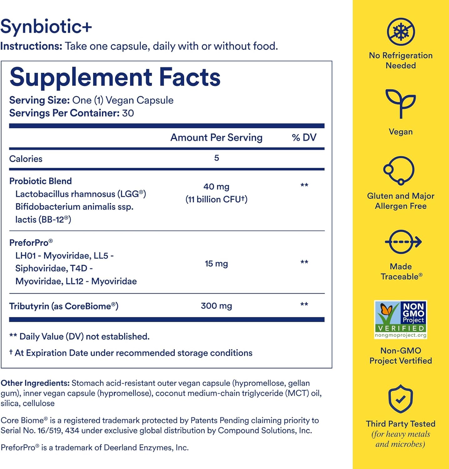 Ritual Synbiotic+ Probiotic, Prebiotic, Postbiotic, 3-in-1 Supplement for Gut Health and Digestive Support, Regularity, Bloat, Immune*, Vegan Delayed-Released Daily Capsule, Women and Men, 30 Day - Image 5