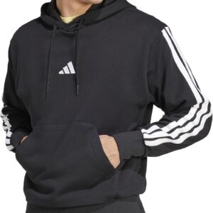 adidas Men’s Essentials 3-Stripes French Terry Hoodie
