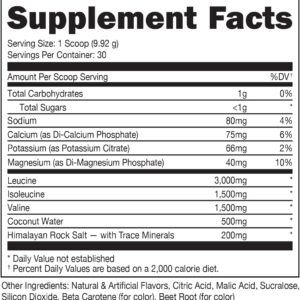 Bucked Up Original BCAA 2:1:1 Branched Chain Essential Amino Acids – Supplement Powder – | 100% Pure 2:1:1 Instantized Formula | Pre/Post Workout | 30 Servings | (Apple Jacked Flavor)