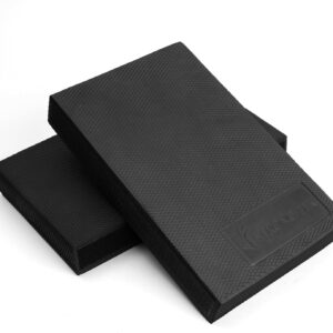 StrongTek 2-in-1 Non-Slip Balance Pad – High-Density Foam Cushion, Supportive Exercise Mat & Knee Pad for Core Training, Yoga, Pilates, Physical Therapy, Stability Training, Stretching, and Rehab