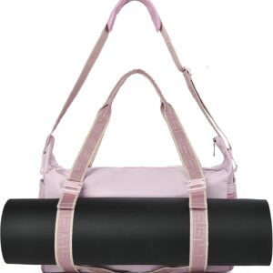 Womens Yoga Bag Gym Duffel Bags with Wet Pocket, Multiple Pockets Duffle Bag for Travel, Foldable Carry on Weekend Overnight Bag, Water Resistant Personal Item Weekender Bags for Women & Men