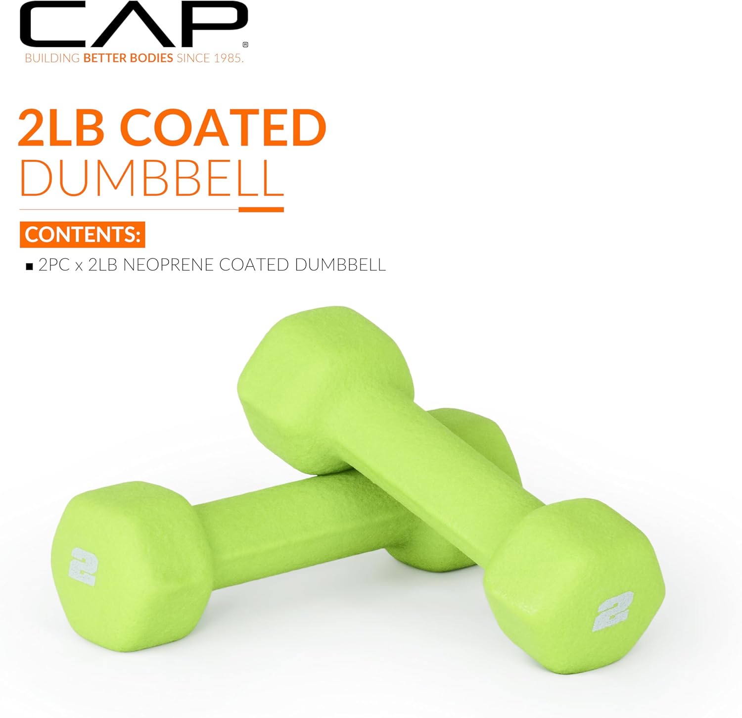 CAP Barbell Neoprene Dumbbell Weights Pairs & Sets | Multiple Colors - Image 2