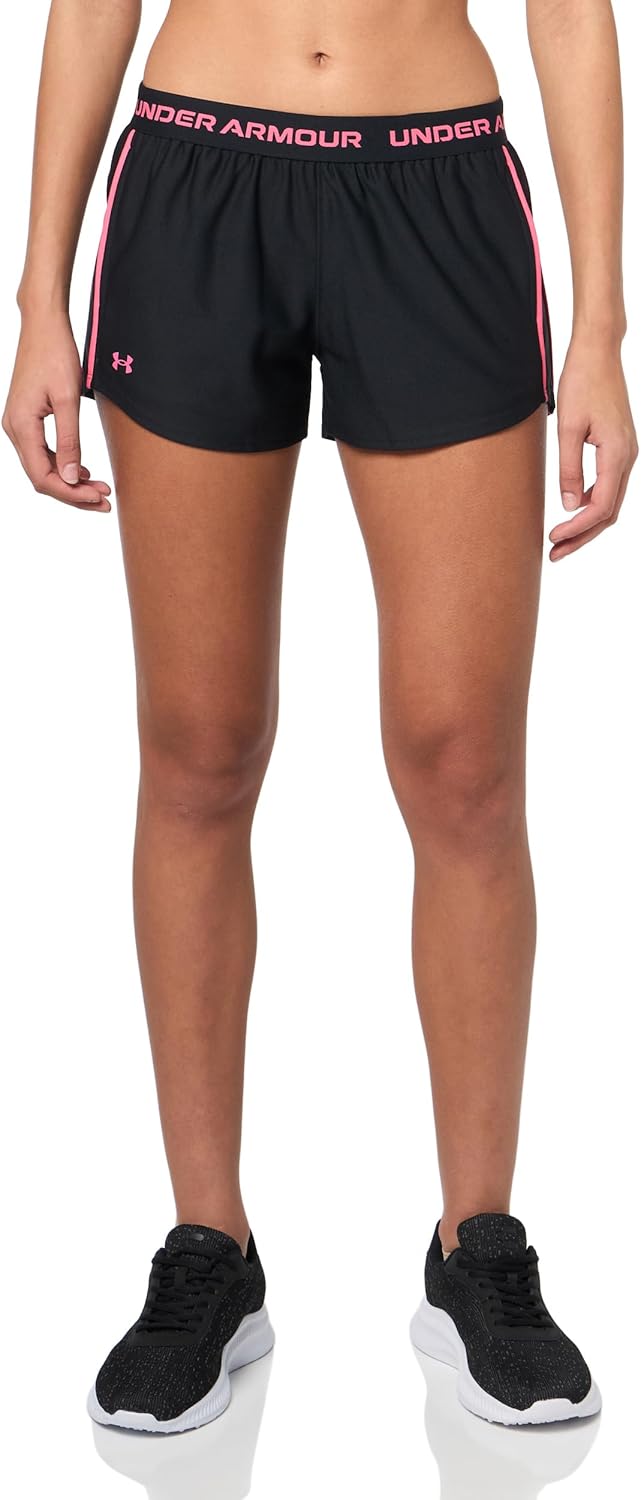 Under Armour Women's Tech Play Up Short, 3" Inseam Low Rise with Pockets