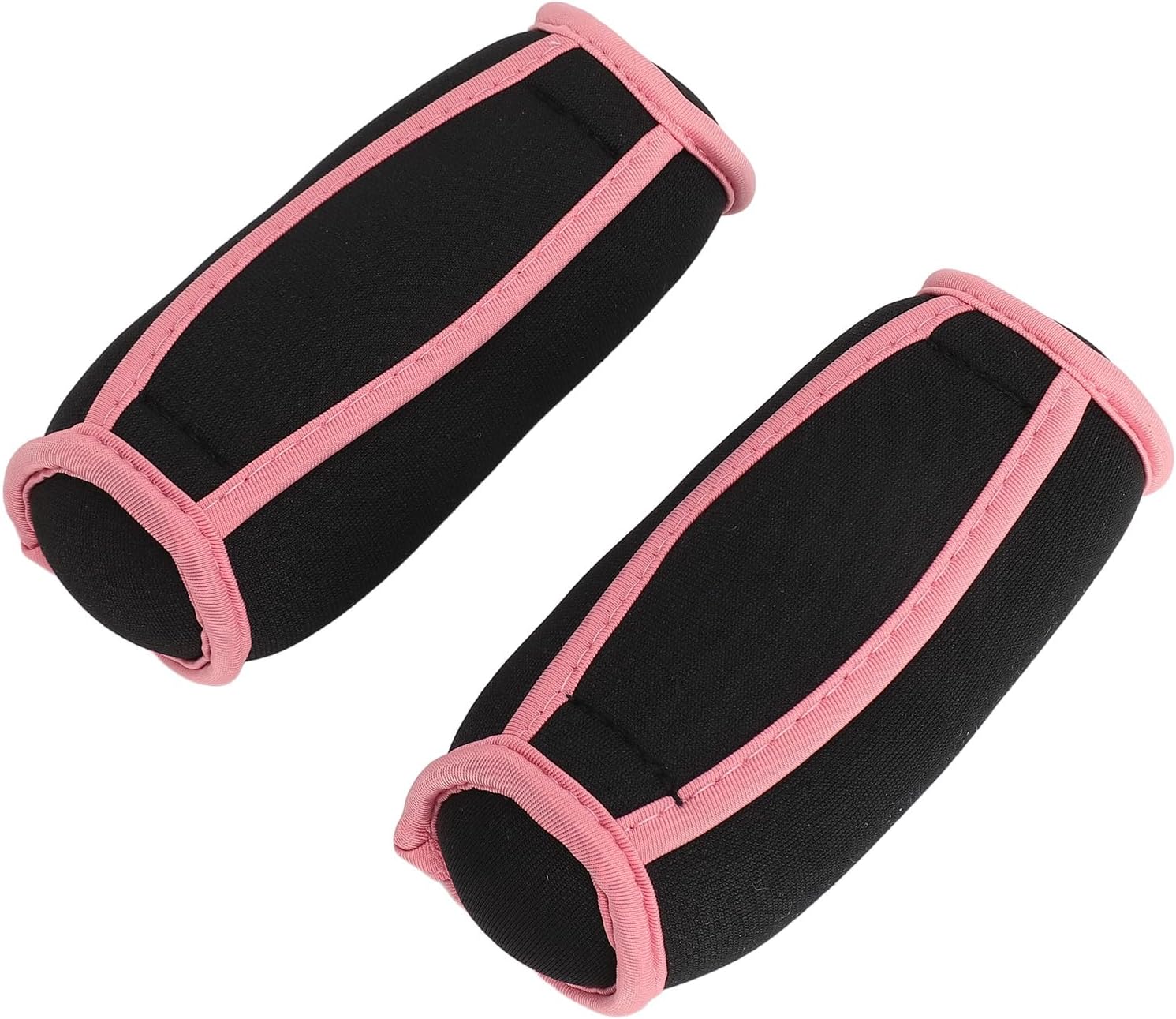 ZJchao Soft Hand Weights Set Comfortable Grip for Running Fitness, 1LB Soft Dumbbells for Men Women, Neoprene Hand Weight Sets,2 X Dumbbells - Image 2