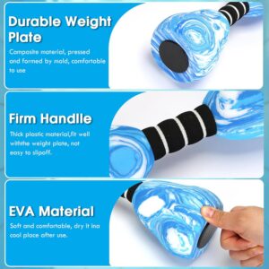 Aquatic Dumbbells, 2PCS Foam Water Weights, Aerobic Exercise Fitness Equipment Dumbbells, Dumbbells Set for Water Aerobics Weight Loss, Pool Fitness, Water Exercise
