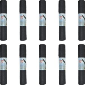 Hello Fit 10-Pack Yoga Mat, 68″ x 24″ Non Slip Exercise Mat, 4mm Thick Gym Mat for Fitness and Stretching, Bulk Non Toxic Yoga Mats for Schools and Studios