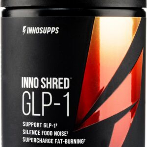 InnoSupps Inno Shred GLP-1 – Thermogenic Support + Appetite Support + Energy* – Berberine + Chromium – 60 Capsules. 30 Servings.