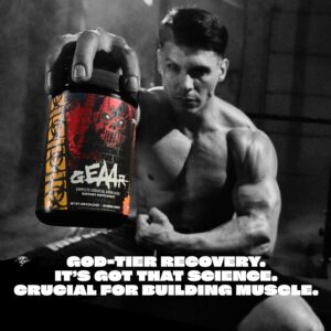 Mutant GEAAR – 9.4g of EAA Powder + Arginine, 7g BCAAs, 4g Leucine, Electrolytes, Coconut Water, 30 Servings (Orange Rush)