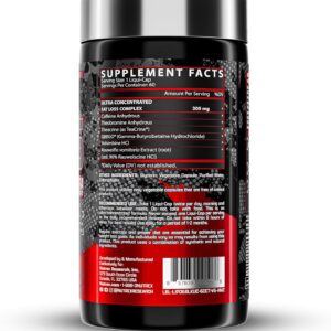 Nutrex Research Lipo-6 Black Ultra Concentrate | Thermogenic Energizing Fat Burner Supplement, Increase Weight Loss, Energy & Intense Focus |Capsule, 60Count