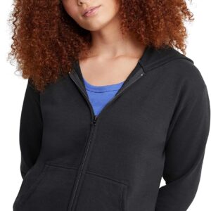 Hanes, Ecosmart Fleece Full Hoodie, Zip-up Hooded Sweatshirt for Women