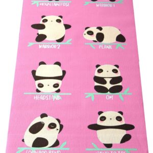 Bean Products Yoga Mat for Exercise – Non Slip Thick Comfortable Workout Floor Mat for Adults and Kids – Eco Friendly Foldable Yoga Mat for Yoga, Pilates, Gym and Stretching
