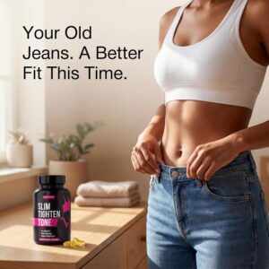 UNALTERED Belly Fat Burner for Women – Slim Waist, Lose Stomach Fat, Reduce Bloating – Natural Weight Loss Pills, Appetite Suppressant, & Metabolism Booster – 90 Capsules