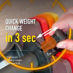 ATIVAFIT Adjustable Dumbbell Set 25 LB Pair with Storage Box, 5-in-1 Free Weights with Quick Dial, Safety Lock & Anti-Slip Grip, Space-Saving Home Gym Equipment for Strength Training