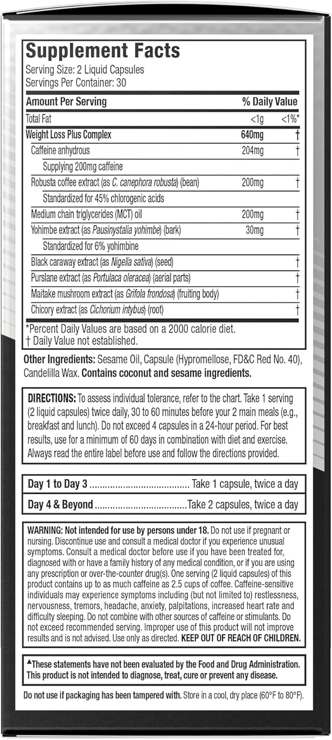Hydroxycut Advanced - 60 Rapid-Release Liquid Capsules - Thermogenic Calorie Burn, Maximize Energy - for Women & Men - Image 8