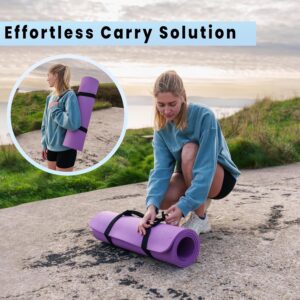 1.Active Aura Printed Body Alignment TPE Yoga Mat for Men and Women to promote correct posture and reduce strain| 8mm Thickness for Superior Cushioning | 185 x 70 cm Extra Wide, Anti Slip Mat, Yoga, Pilates, Exercise for Body Fitness and Health