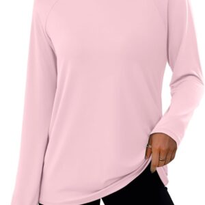 WIHOLL Workout Tops for Women Long Sleeve Sun Shirt UPF 50+ UV Protection Running Hiking Clothes Quick Dry Athletic Tops