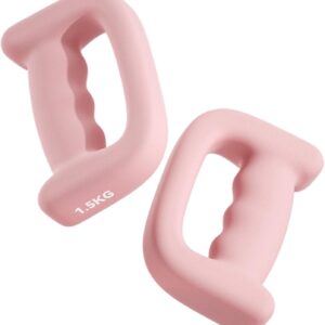 Weights Dumbbells Set,D Grip Hand Weights – Sports Equipment for Beginner Pilates Gym Workout Training Men Seniors Walking Women