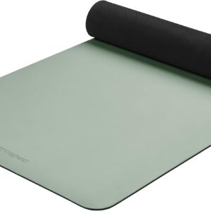 Retrospec Laguna 5mm Yoga Mat – Fitness Mat for Women, Men & Children, Slip-Resistant and Moisture Absorbing Exercise Mat for Home, Pilates, Yoga and Floor Workouts
