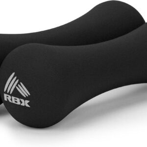 RBX 4LB Hand Weights (2LB each), Neoprene Hand Weights for Home Workouts, Cardio & Strength Training, Home Gym Equipment