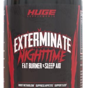 Exterminate Night Time Fat Burner & Sleep Support – Boost Metabolism, Reduce Cravings & Burn More Calories – 10 Proven Ingredients Forskolin, 5-HTP, Saffron, Paradoxine & Melatonin (100% Stim Free)