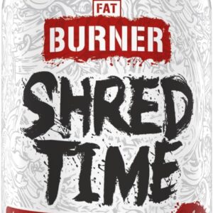 5% Nutrition Shred Time Fat Burner | Green Tea, Coffee Bean, Cayenne, Theobromine, GBB | Appetite Suppression | 30 Servings (180 Capsules)