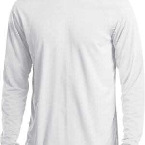 MAGCOMSEN Men’s Long Sleeve Shirts UPF 50+ UV Sun Protection Athletic Shirts for Hiking Running Workout Rash Guard