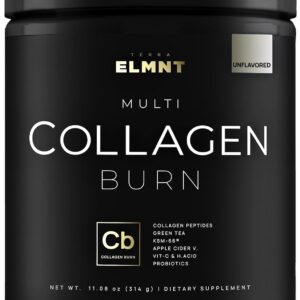 Super Collagen Powder for Women Weight Loss + Beauty w. Probiotics, Hyaluronic Acid, ACV, KSM-66, Biotin – Premium Multi Collagen Peptides Protein Supplement Colageno for Women (Unflavored)