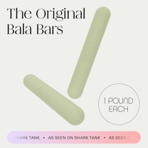 Bala Bars Dumbbell Set for Women & Men – Set of 2 Bars Designed for Walking, Strength Training, HIIT, Boxing & Aerobics – Hand Weights for Working Out at Home