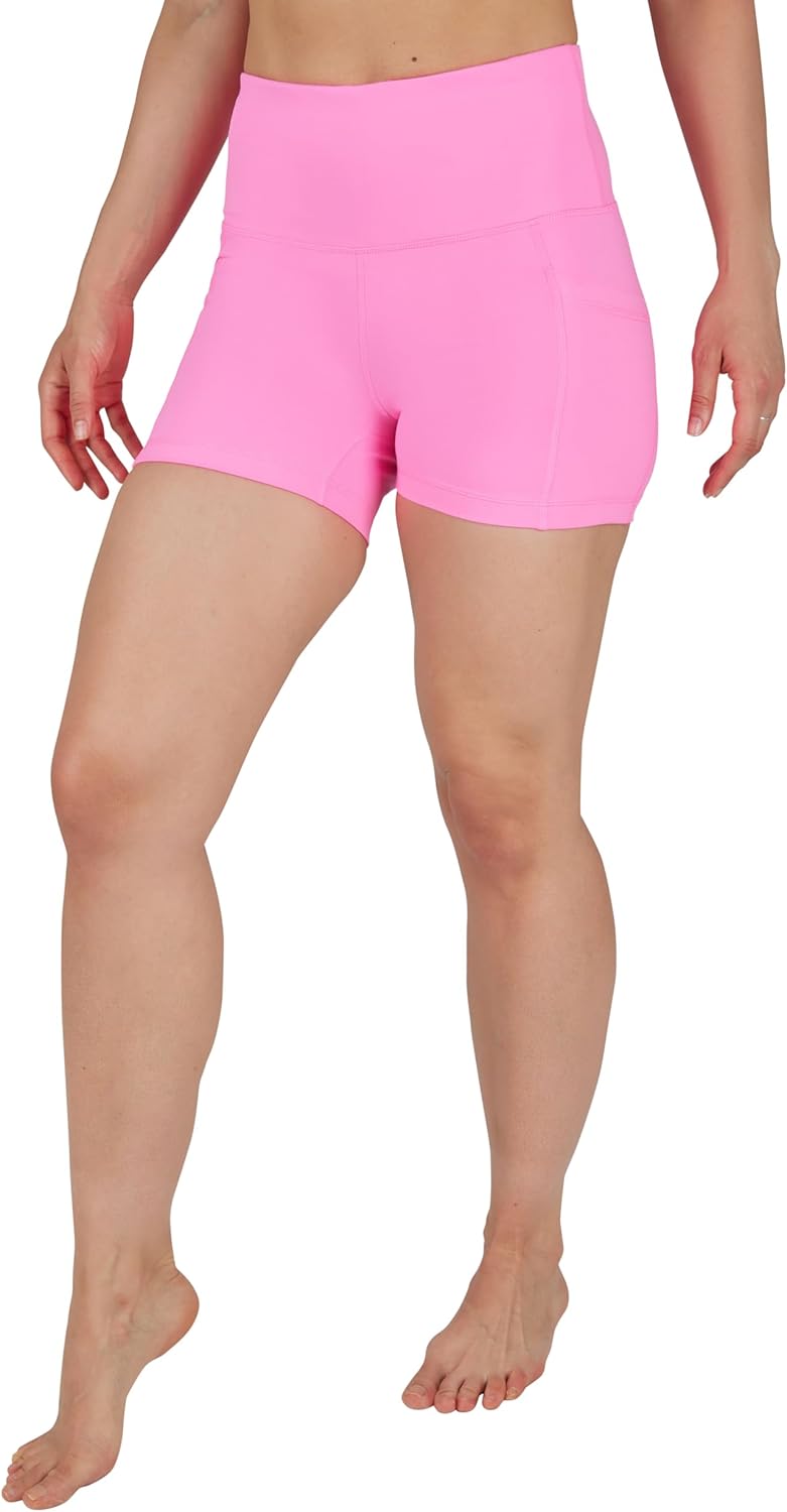 Yogalicious Womens High Waisted Biker Shorts Workout Running Spandex Yoga Shorts 3.5", 5", 7", 9" - Image 4