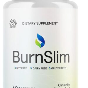 Burn Slim Capsules, Official Burnslim Pills with All Natural Ingredients, Advanced Burn Slim Health and Wellness Vitamin Supplement Supporting Active Lifestyle for Women and Men (60 Capsules)