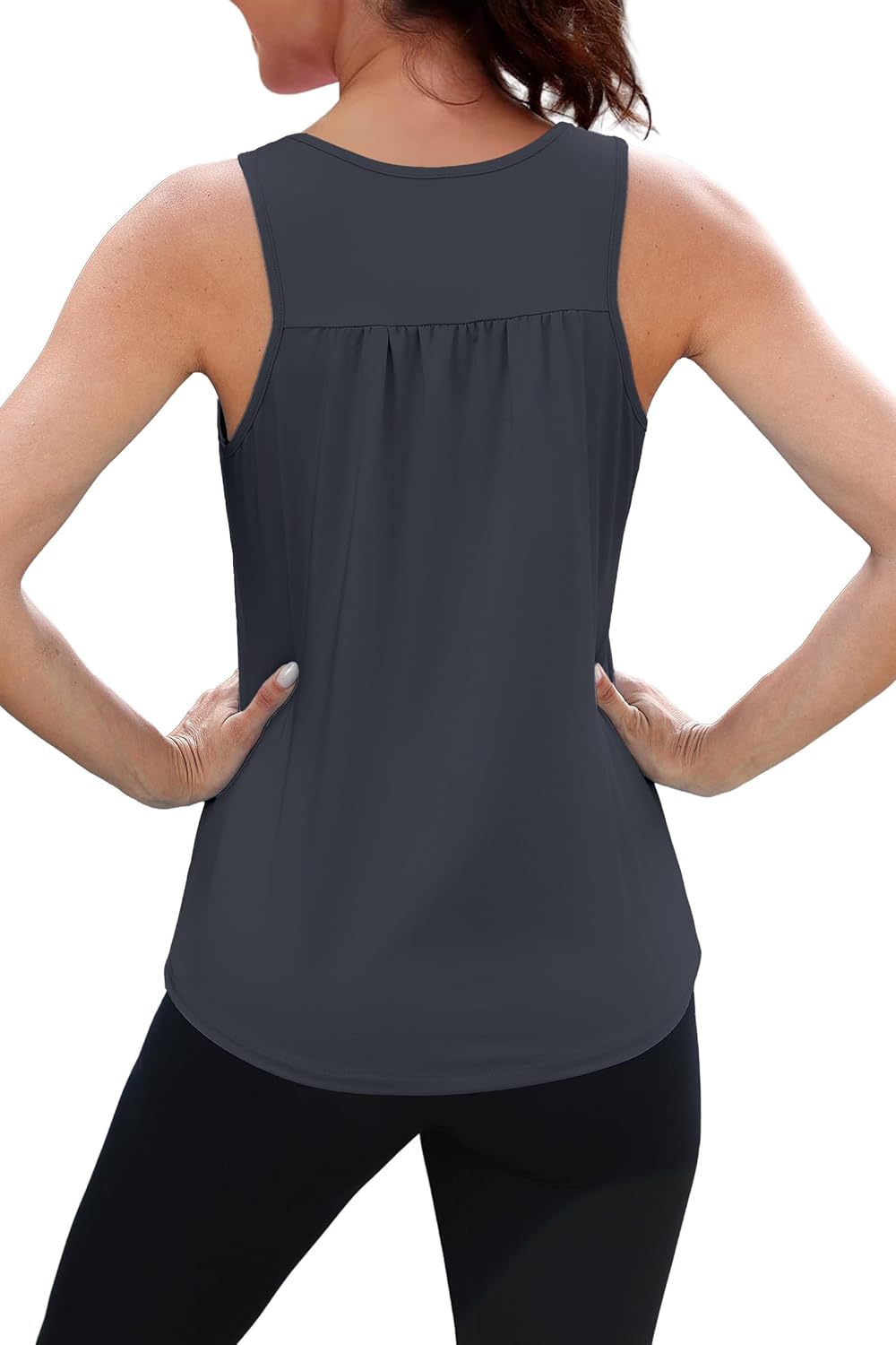 NIASHOT Workout Tank Tops for Women Racerback Loose Fit Yoga Top Sleeveless Gym Shirt Running Athletic Tanks Pack - Image 5
