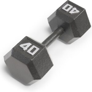 Marcy Cast Iron Hex Dumbbells Collection – Available size from 3-lb to 100-lb, SOLD INDIVIDUALLY