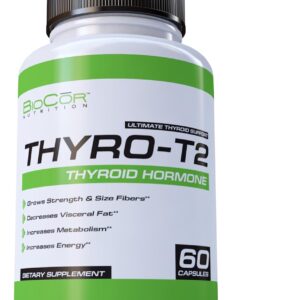 Thyro-T2 Thyroid Hormone Fat Burner Supplement – Boost Metabolism and Lose Weight (60 Capsules – 1 Month Supply)