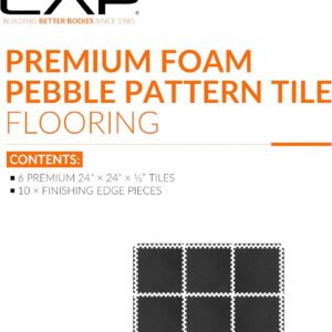 CAP Puzzle Exercise Mats | 1/2” Thick EVA Interlocking Foam Tiles for Home Gym Flooring | Multiple Options