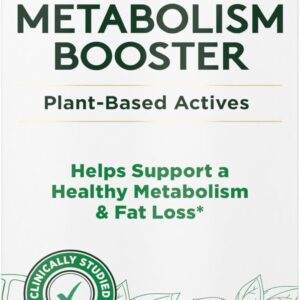 Nature’s Bounty Advanced Metabolism Booster, Helps Support Healthy Metabolism & Fat Loss, 60 Capsules